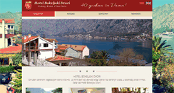 Desktop Screenshot of hotelbokeljskidvori.com